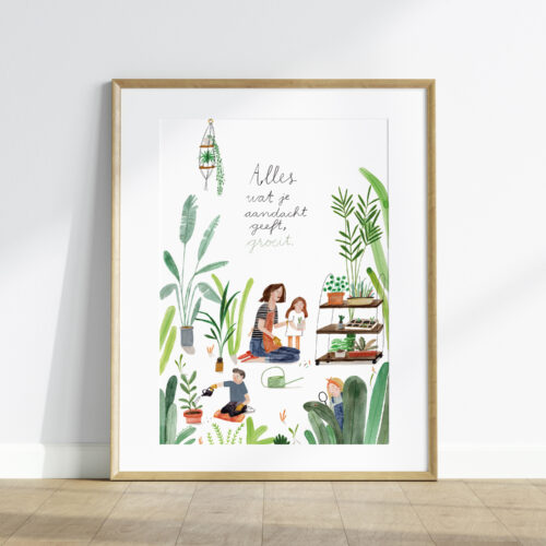 Poster: alles wat je aandacht geeft groeit
