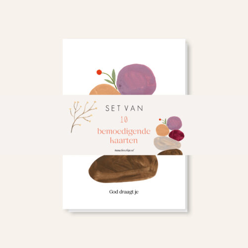 Set 10 bemoedigende kaarten