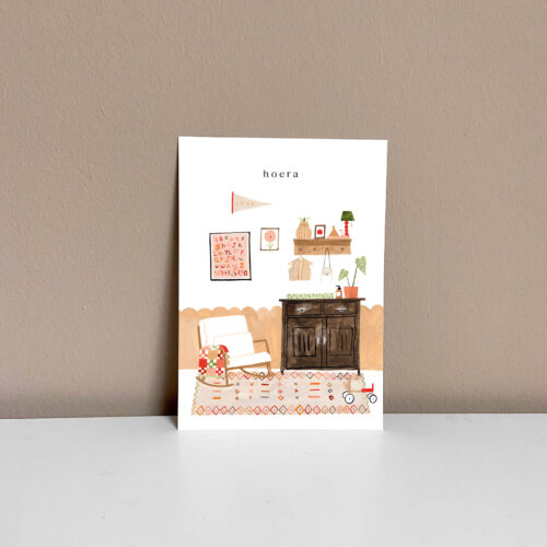 A6 kaart babykamertje